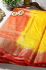 Yellow Color Cotton Silk Saree