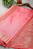 Pink Colour Silk Woven Saree