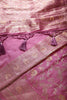 Mauve Color Zari Woven South Silk Saree