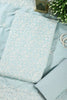 Turquoise Colour Resham Embroidered Chanderi Unstitched Suit