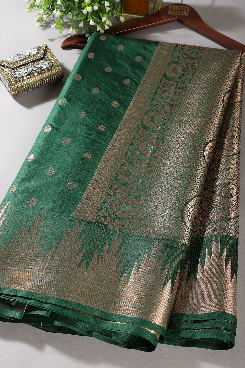 Silk Buta Woven Saree