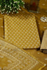 Mustard Color Cotton Printed Unstitched Suit