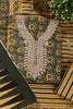 Green Cotton Printed & Neck Embroidered Unstitched Suit Material