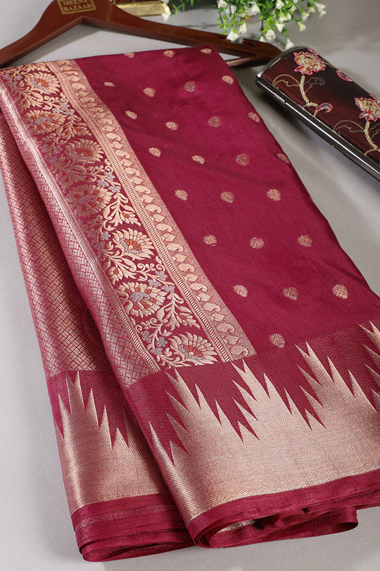 Silk Buta Woven Saree