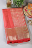 Red Cotton Silk Woven Saree