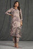 Grey Color Muslin Printed Kurta Set