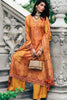 Mustard Colour Printed Muslin Unstitched Suit Material