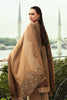 Beige Color Silk Woven Unstitched Suit Fabric