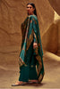 Teal Colour Silk Woven Unstitched Suit Material