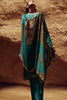 Teal Colour Silk Woven Unstitched Suit Material