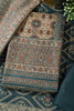 Teal Pashmina Digital Printed Unstitched Suit Material