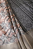 Grey Colour Cotton Silk Abstract Printed Saree