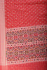 Red Printed Chiffon Saree