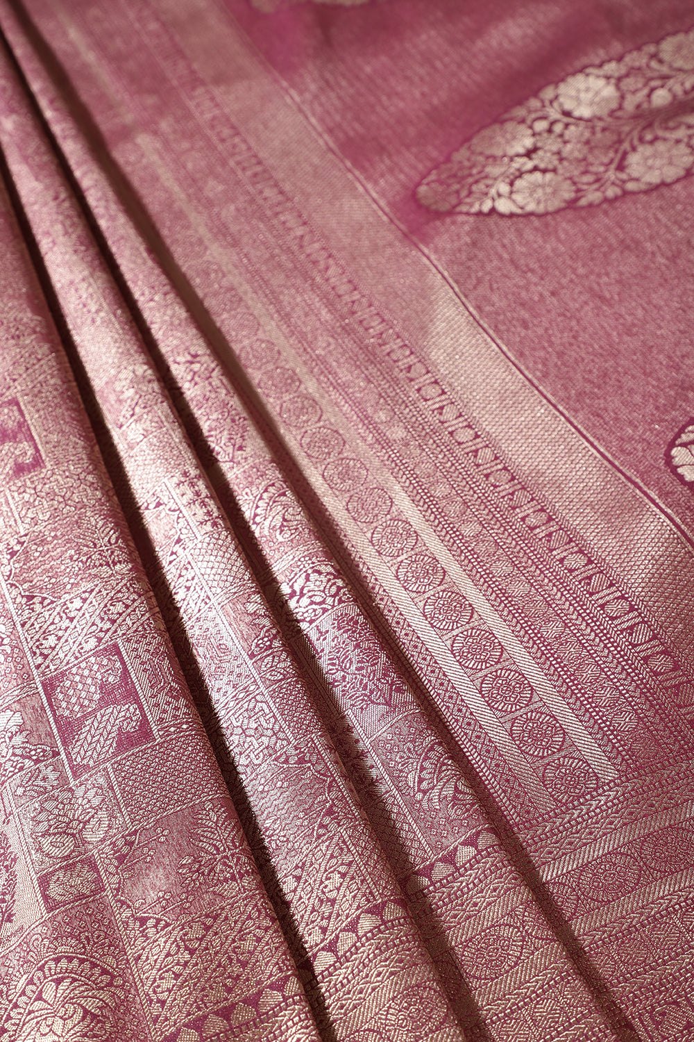 Wine Colour Soft Silk Zari Woven Saree