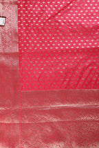 Carmine  Cotton Silk Zari Woven Saree