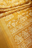 Light Mustard Color Cotton Silk Printed Saree