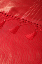 Red Colour Soft Silk Leheria Zari Woven Saree
