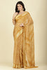 Mustard Color Chiffon Leheriya Printed Saree