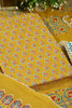 Mustard Color Cotton Printed Unstitched Suit