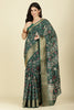 Green Cotton Silk Printed Saree