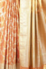 Rani & Gold Dual Toned Silk Woven Banarsi Saree