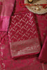 RanI Colour Zari Woven Silk Unstitched Suit Material