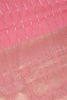 Pink Color Georgette Saree with Zari Pinstripes