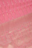 Pink Color Georgette Saree with Zari Pinstripes