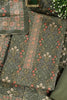Green Digital Printed Pashmina Unstitched Suit Fabric