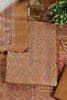 Fawn Color Pashmina Digital Printed Unstitched Suit Material