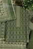 Green Printed Pashmina Unstitched Suit Fabric