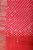 Red Jaipuri Silk Leheriya Printed And Embroidered Saree