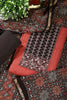 Rust & Black Color Twill Cotton Printed Unstitched Suit Material
