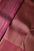 Purple Color Kanjivaram Pure Silk Handloom Gold Zari Saree with Kodi Motifs