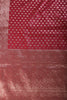 Maroon Cotton Silk Zari Woven Saree