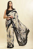 Tussar Printed Crepe Silk Saree