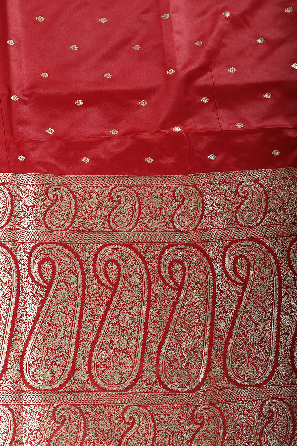 Maroon Banarsi Silk Zari Woven Saree
