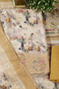 Mustard Cotton Floral Printed And Hemline Embroidered Unstitched Suit