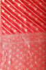 Red Color Banarasi Woven Tussar Silk Saree