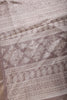 Dusty Mauve Colour Printed & Woven Cotton Silk Saree