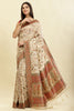 Tussar Color Silk Madhubani Woven Saree