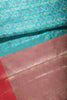 Teal Green Color Cotton Silk Woven Saree