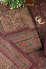 Wine Pashmina Digital Printed Unstitched Suit Material