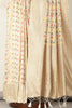 Cream Silk Resham & Zari Woven Saree