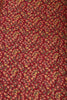 Wine Color Chiffon Floral Zari Border Printed Saree