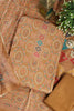 Mustard Pashmina Digital Printed Unstitched Suit Material