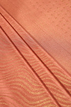 Dark Peach Colour Soft Silk Leheria Zari Woven Saree