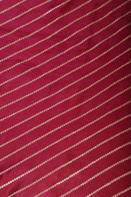 Wine Modal Silk Saree with Zari Pinstripes