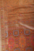 Mustard Baluchari Silk Meenakari Woven Saree