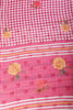 Magenta Cotton Printed Saree